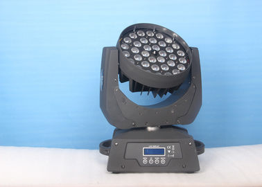 36 luz principal móvil LED del haz ULTRAVIOLETA de X 18W RGBW, iluminación llevada de la etapa