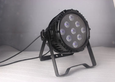 el dmx inalámbrico con pilas ultravioleta 6in1 del rgbwa 9x18w llevó las luces para los conciertos, impermeabiliza la luz llevada del par