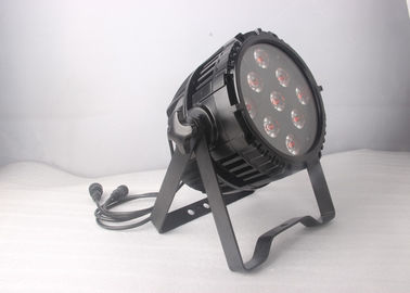 el dmx inalámbrico con pilas ultravioleta 6in1 del rgbwa 9x18w llevó las luces para los conciertos, impermeabiliza la luz llevada del par