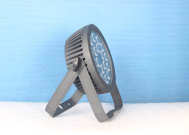 18 PC 6 en luces de las latas de 1 de RGBW LED par de la etapa con la vivienda fundida a troquel aluminio