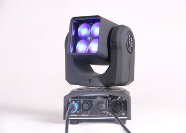 4 luz principal móvil de las PC 25 w RGBW LED con el ángulo de haz 5-40° para DJ, disco