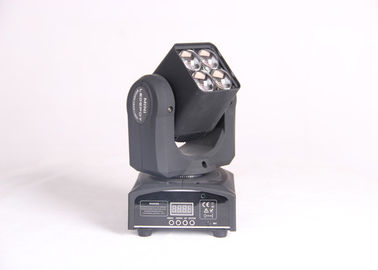 4 luz principal móvil de las PC 25 w RGBW LED con el ángulo de haz 5-40° para DJ, disco