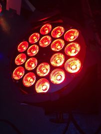 18pcs * 15W 6 en 1 luz al aire libre ULTRAVIOLETA del par del lavado/de la prenda impermeable LED de RGBWA LED