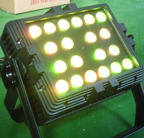 10w la iluminación al aire libre del lavado de la pared del rgbw 72pcs/llevó la luz de inundación del lavado de la pared