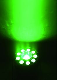 Coloree la luz interior de mezcla 9 * 3W +1 * 30W IP20 del par de DMX RGB LED completamente
