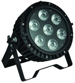 El par profesional de la etapa LED puede las luces, par plano de 7pcs 12W RGB LED