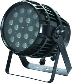luz al aire libre impermeable del par de 18*10w Rgbw 4in1 IP65 LED con el indicador digital del enfoque
