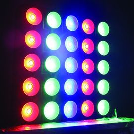 Luz llevada de la etapa del disco de la matriz de la anteojera del lavado para la etapa que se casa 25pcs x 30W