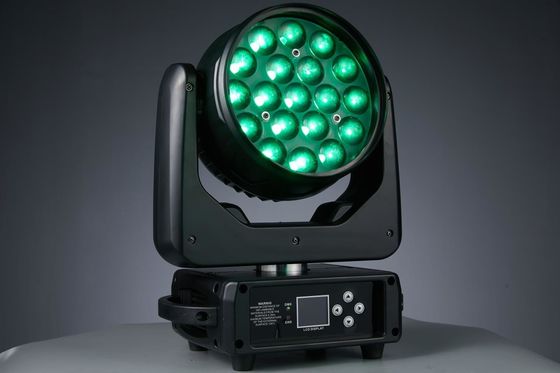 19LEDs Zoom LED Moving Head Light para el club nocturno Concierto de música
