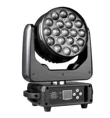 19LEDs Zoom LED Moving Head Light para el club nocturno Concierto de música