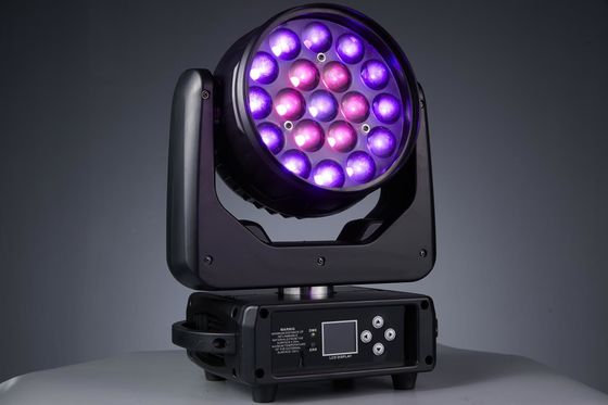 19LEDs Zoom LED Moving Head Light para el club nocturno Concierto de música
