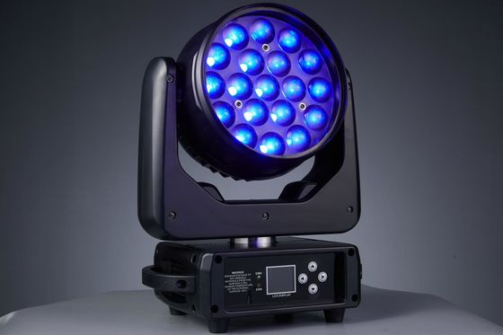 19LEDs Zoom LED Moving Head Light para el club nocturno Concierto de música