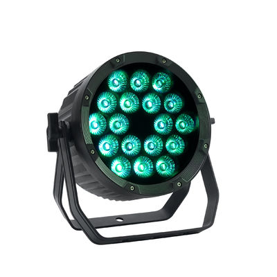 18pcs 12W IP65 impermeable para exteriores LED Par para eventos RGBWA UV 6in1
