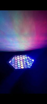 RGB Strobe Matrix Led Retro Luces de lavado fuerte luz auxiliar de estroboscopo luz hexagonal
