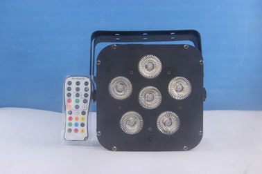 DJ auto efectúa las luces que el par del RGB LED puede para la demostración de la etapa, DJ, disco, estudio