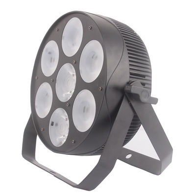 Alumlium DMX512 7PCS 30W 4 en 1 par del LED puede las luces