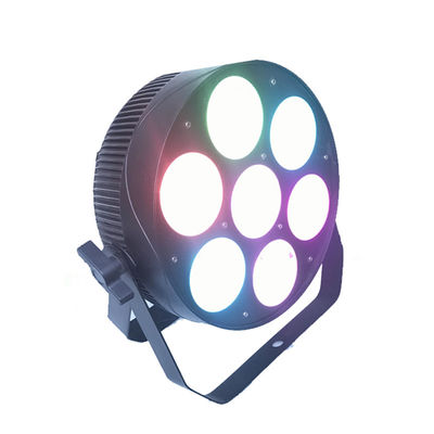 Alumlium DMX512 7PCS 30W 4 en 1 par del LED puede las luces