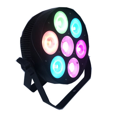 Alumlium DMX512 7PCS 30W 4 en 1 par del LED puede las luces