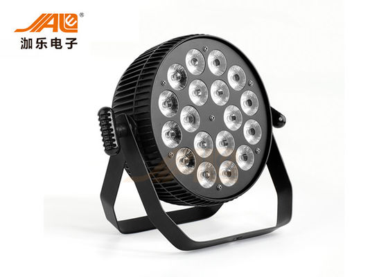 Luces ULTRAVIOLETA de la etapa de DJ del par de 10CH 18x18w RGBWA 6 In1 LED