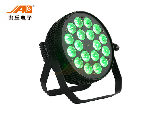 Luces ULTRAVIOLETA de la etapa de DJ del par de 10CH 18x18w RGBWA 6 In1 LED