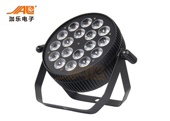 Luces ULTRAVIOLETA de la etapa de DJ del par de 10CH 18x18w RGBWA 6 In1 LED