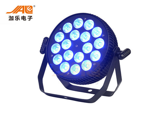 Luces ULTRAVIOLETA de la etapa de DJ del par de 10CH 18x18w RGBWA 6 In1 LED
