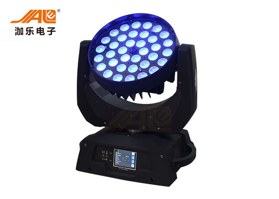 La venta caliente 36pcs 18w RGBWA 6in1 ULTRAVIOLETA llevó la luz principal de mudanza del lavado del enfoque