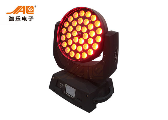 La venta caliente 36pcs 18w RGBWA 6in1 ULTRAVIOLETA llevó la luz principal de mudanza del lavado del enfoque