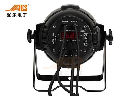 El par de alta calidad del control LED de Dmx de 54 de x 3W RGBW latas del par 64 puede etapa portátil de las luces que enciende CE&RoHS