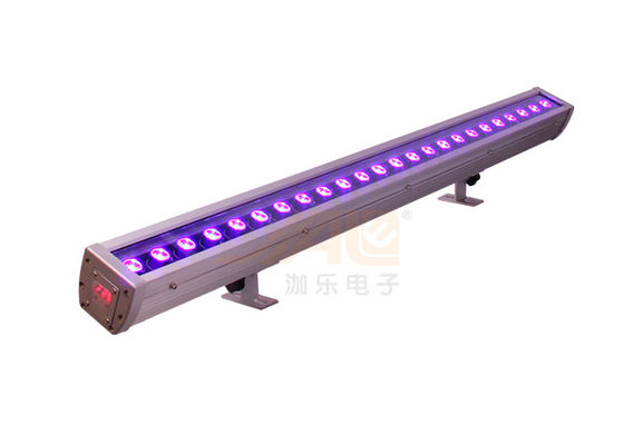 iluminación al aire libre impermeable ULTRAVIOLETA de la luz LED de la etapa de luz de la lavadora de la pared de 24*3W IP65