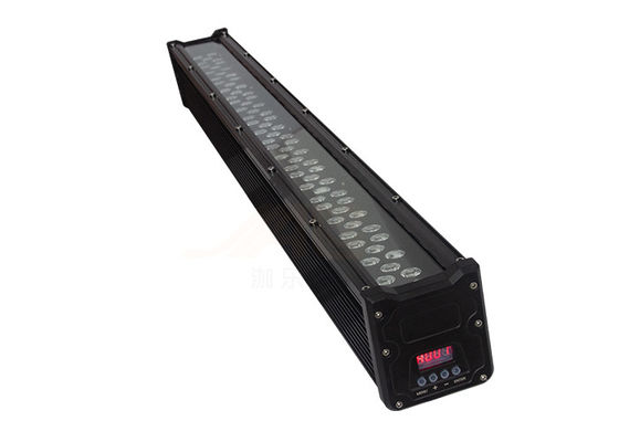 Luz de oscurecimiento linear de la pared del lavado de IP65 60hz 72*3W RGBWA LED
