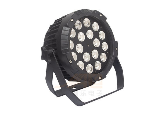 Luces planas impermeables de la poder del par de 18PCS LED para el partido de disco KTV