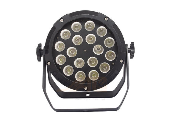 Luces planas impermeables de la poder del par de 18PCS LED para el partido de disco KTV