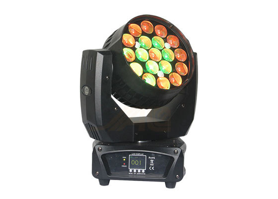 haz principal 4 del enfoque móvil de 19x15W LED en luces de 1 disco