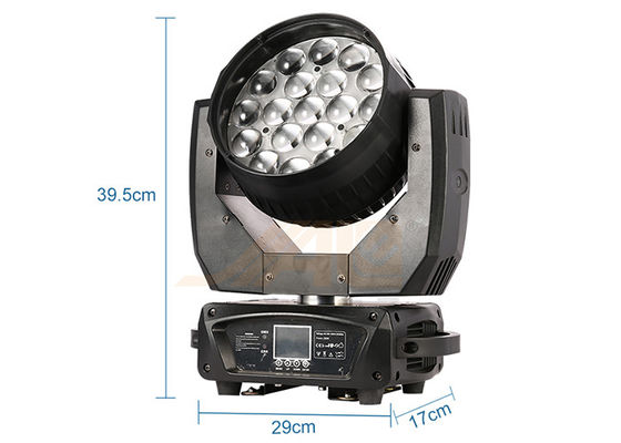 haz principal 4 del enfoque móvil de 19x15W LED en luces de 1 disco