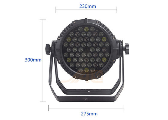la luz impermeable de 54x3W RGBW LED llevó la etapa de luz del par