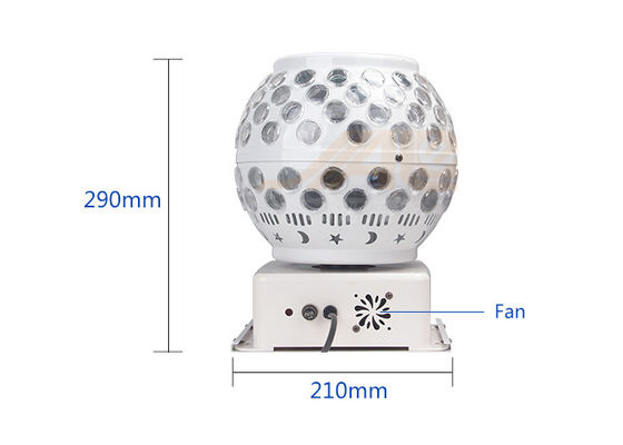 El RGB 3 EN 1 etapa del disco del efecto de 50W LED enciende a Crystal Magic Ball