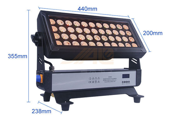 luz al aire libre 44PCS LED Mini Wall Mount Washing Machine del par 440W