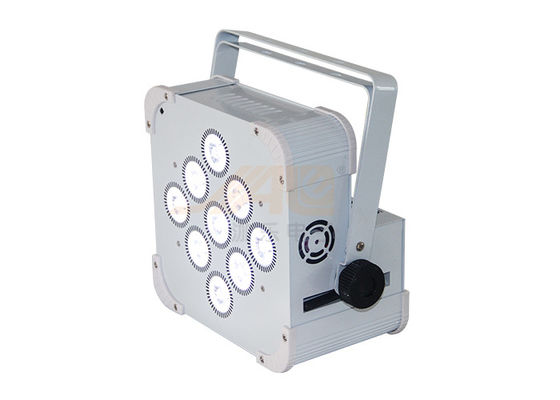 9*6w DMX inalámbrico equiparan la luz tricolora ligera de la batería del alto brillo LED