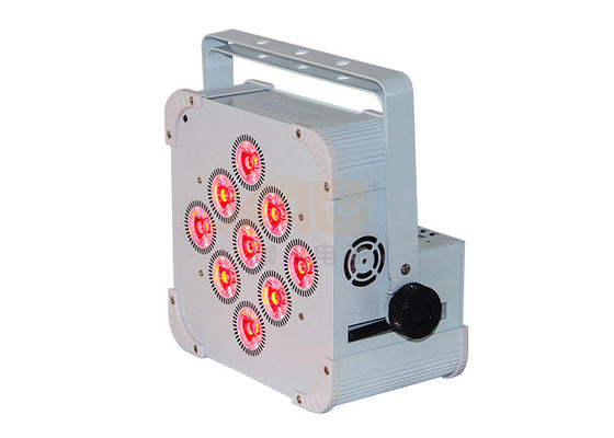 9*6w DMX inalámbrico equiparan la luz tricolora ligera de la batería del alto brillo LED