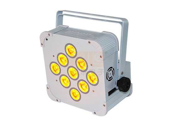 9*6w DMX inalámbrico equiparan la luz tricolora ligera de la batería del alto brillo LED