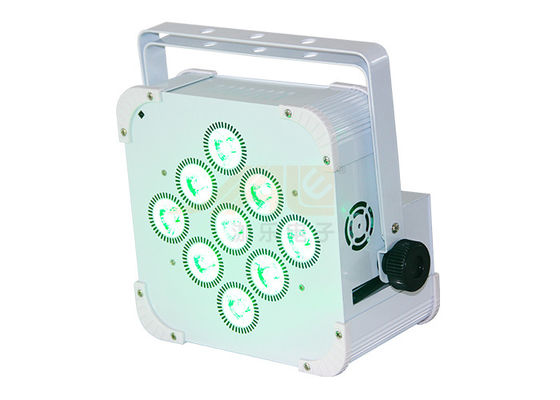 9*6w DMX inalámbrico equiparan la luz tricolora ligera de la batería del alto brillo LED