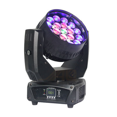 19*12W luz principal de mudanza de la lente 8° LED para el club nocturno