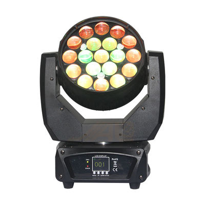19*12W luz principal de mudanza de la lente 8° LED para el club nocturno