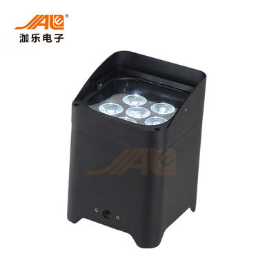 6PCS RGBWAUV 6 en 1 luz inalámbrica del par de la batería IRC de las latas del par del LED