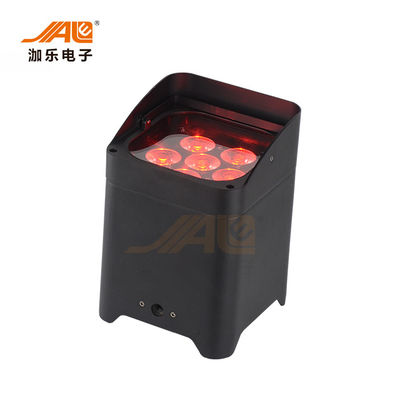 6PCS RGBWAUV 6 en 1 luz inalámbrica del par de la batería IRC de las latas del par del LED