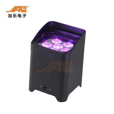 6PCS RGBWAUV 6 en 1 luz inalámbrica del par de la batería IRC de las latas del par del LED