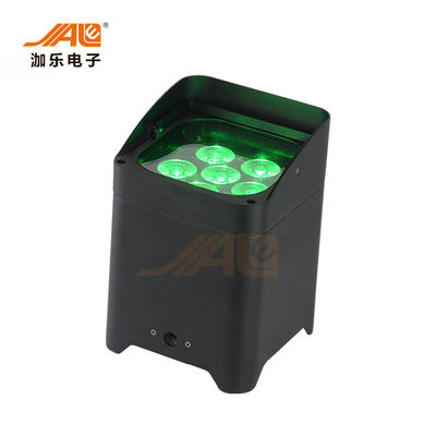 6PCS RGBWAUV 6 en 1 luz inalámbrica del par de la batería IRC de las latas del par del LED