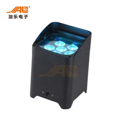 6PCS RGBWAUV 6 en 1 luz inalámbrica del par de la batería IRC de las latas del par del LED
