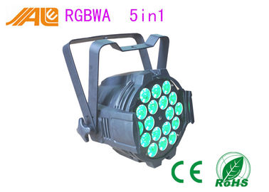 18 el par de x 15w LED puede encender RGBWA 5 en 1 luz llevada/DJ del par 64 efectúa control de las luces DMX 512